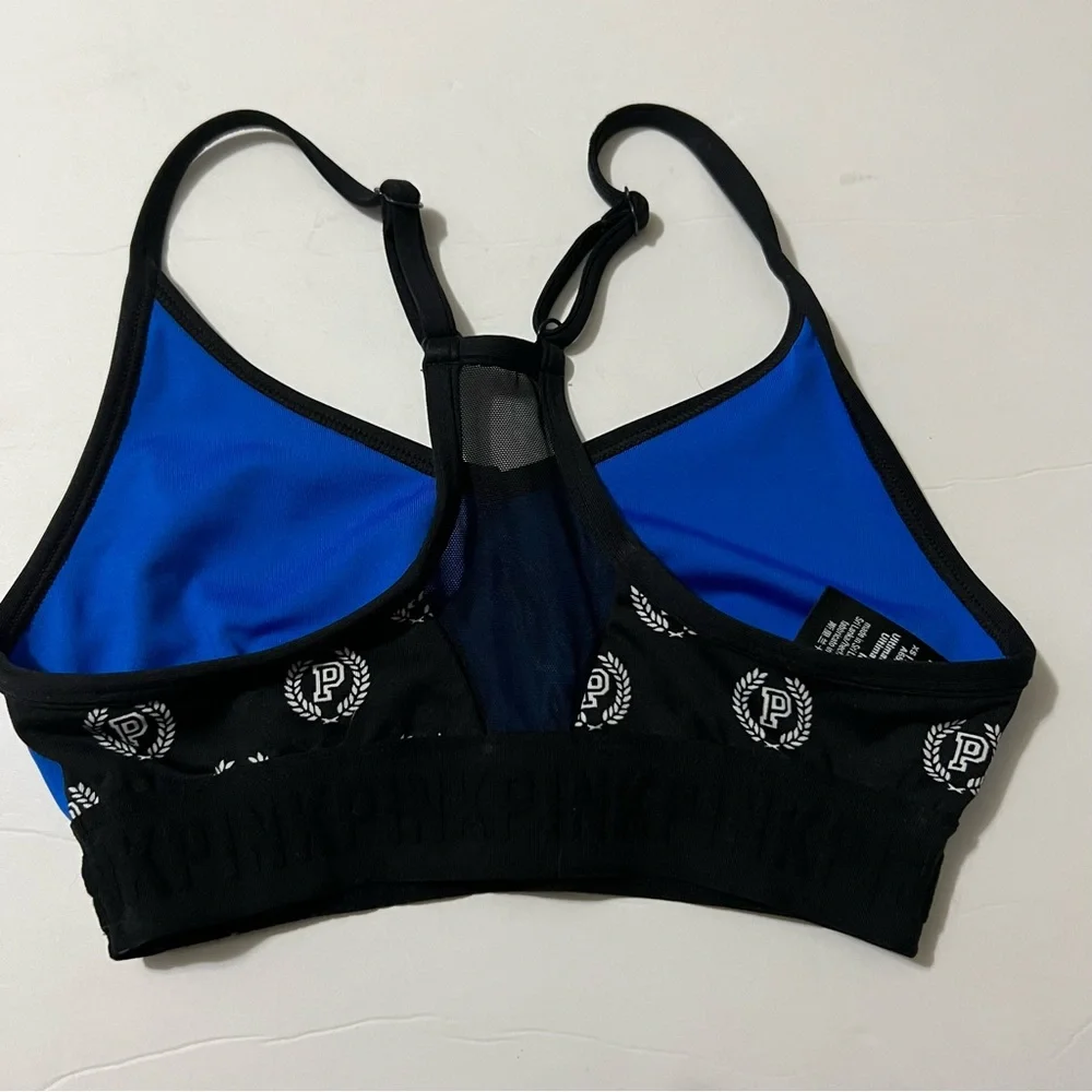 Pink Victoria's Secret work out bra size XS. Blue. - Picture 2 of 5